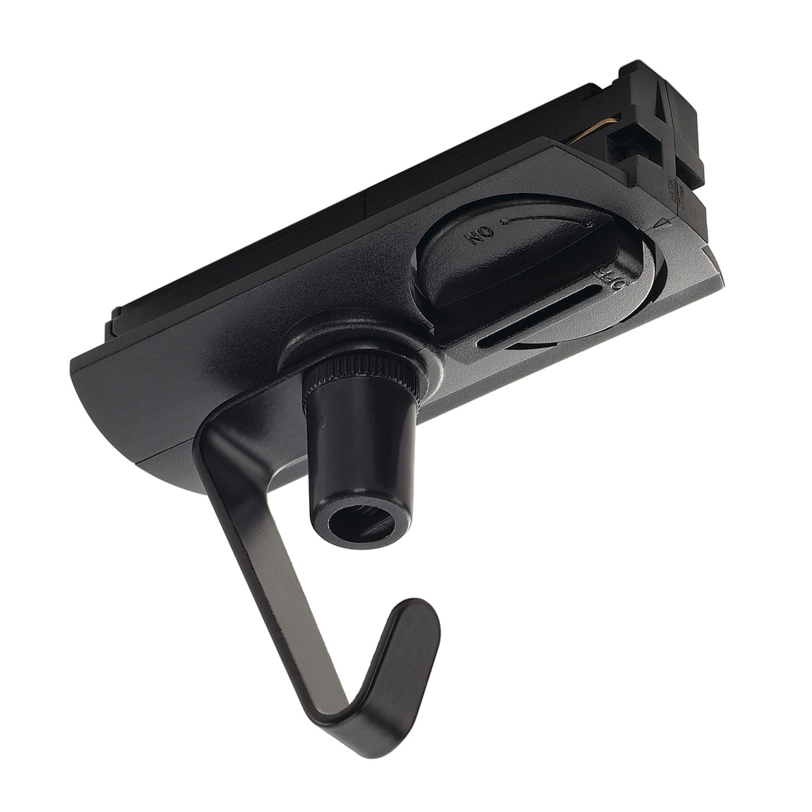 SLV 143170 1PHASE-TRACK, адаптер с крюком для подвесных светильников, 2кг макс., 6А макс., черный