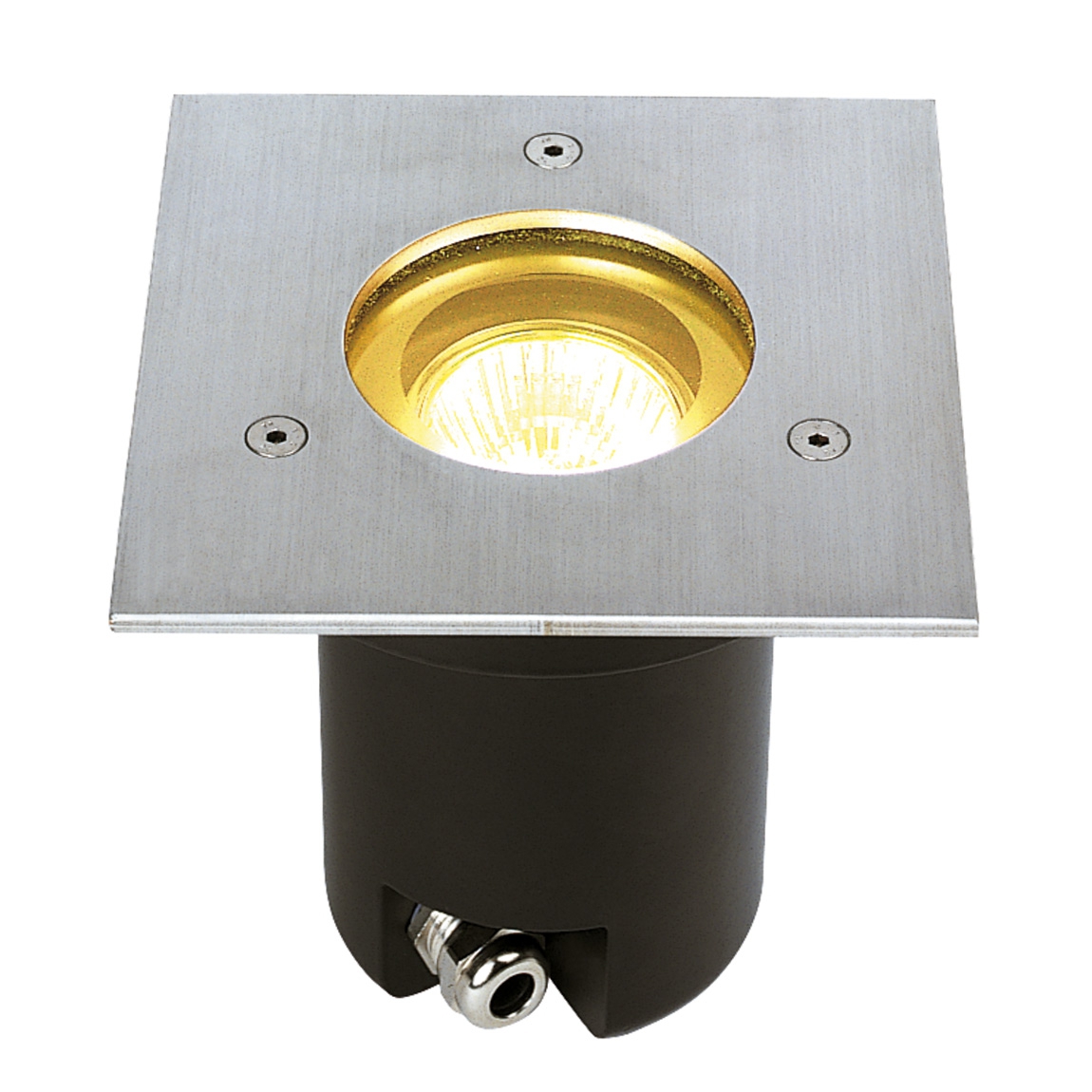 SLV 228214 ADJUST 135 SQUARE светильник встраиваемый IP67 для лампы GU10 35Вт макс., сталь