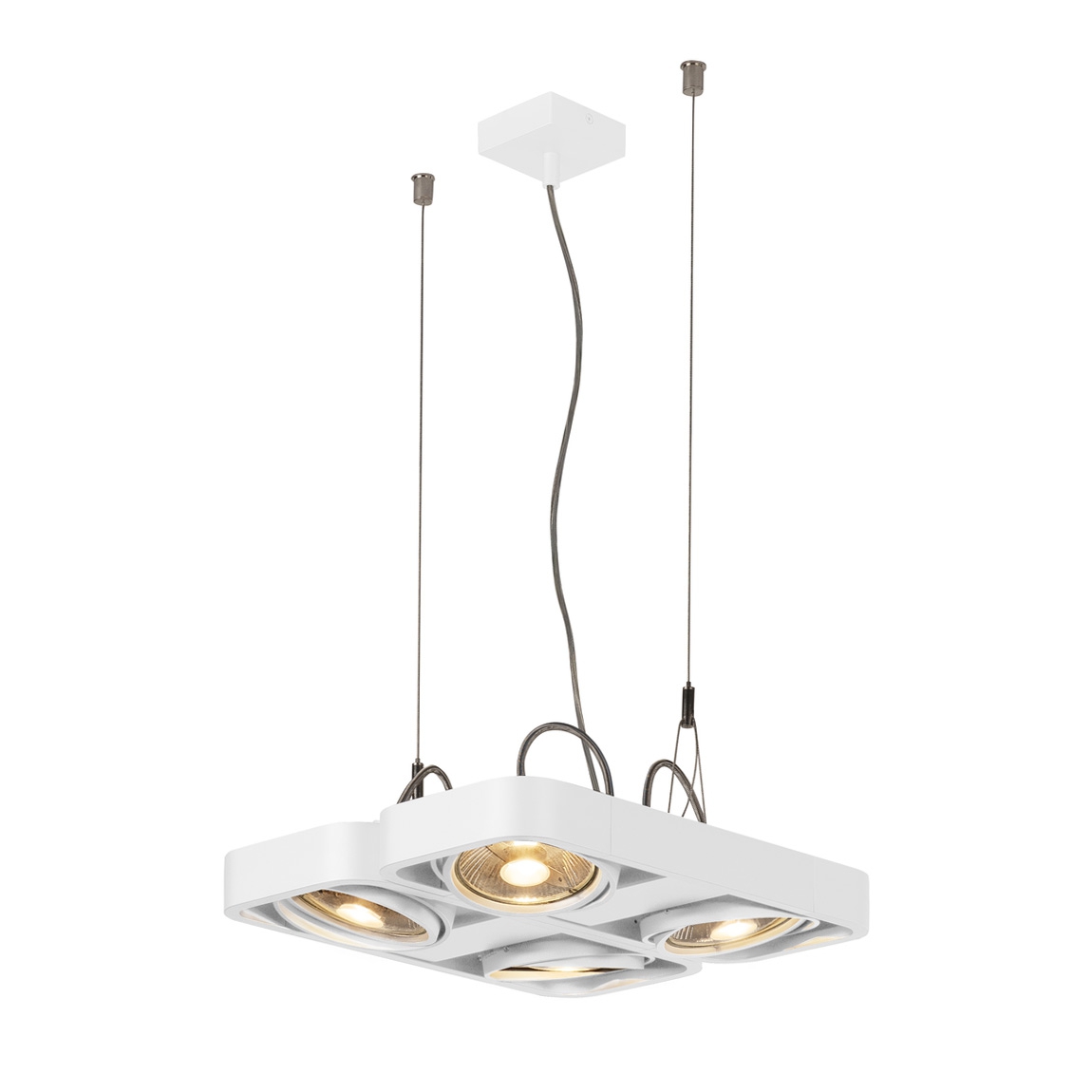 SLV 159231 AIXLIGHT® R2 QUAD QPAR111 светильник подвесной для 4-x ламп ES111 по 75Вт макс., белый
