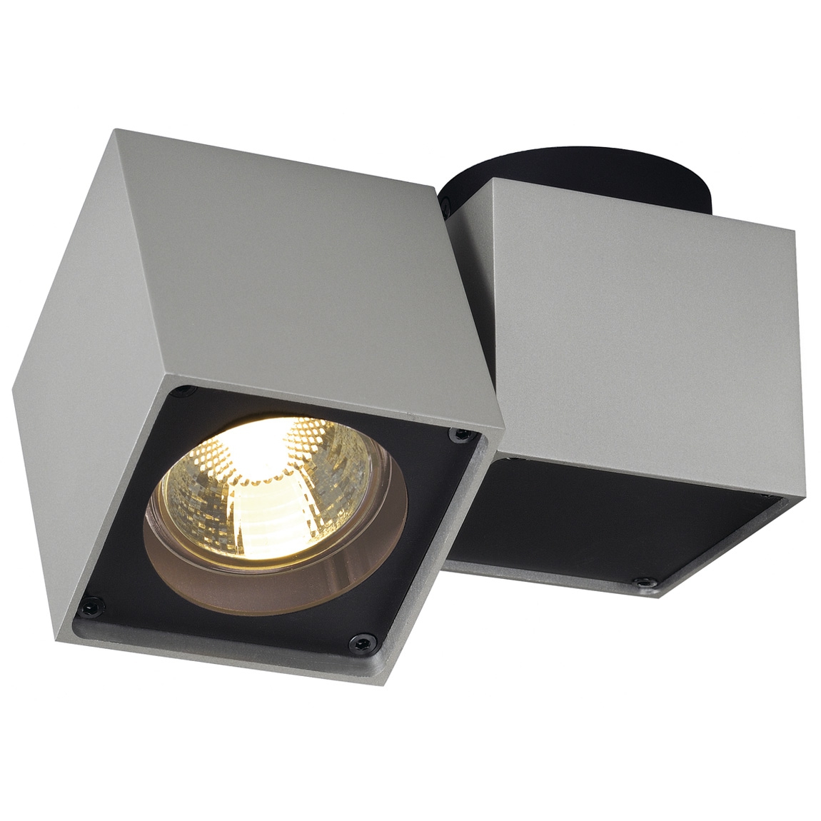 SLV 151524 ALTRA DICE SPOT 1 светильник накладной для лампы GU10 50Вт макс., серебристый / черный