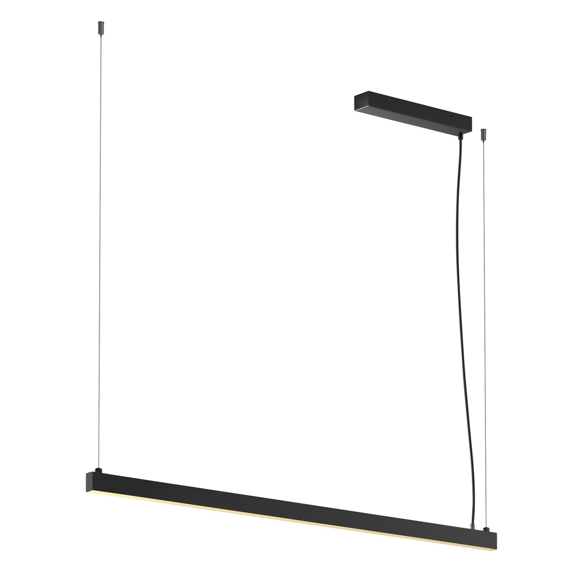 SLV 1001940 AROSA 125 PD-1 светильник подвесной 32Вт с LED 3000К, 950лм+750лм, черный матовый