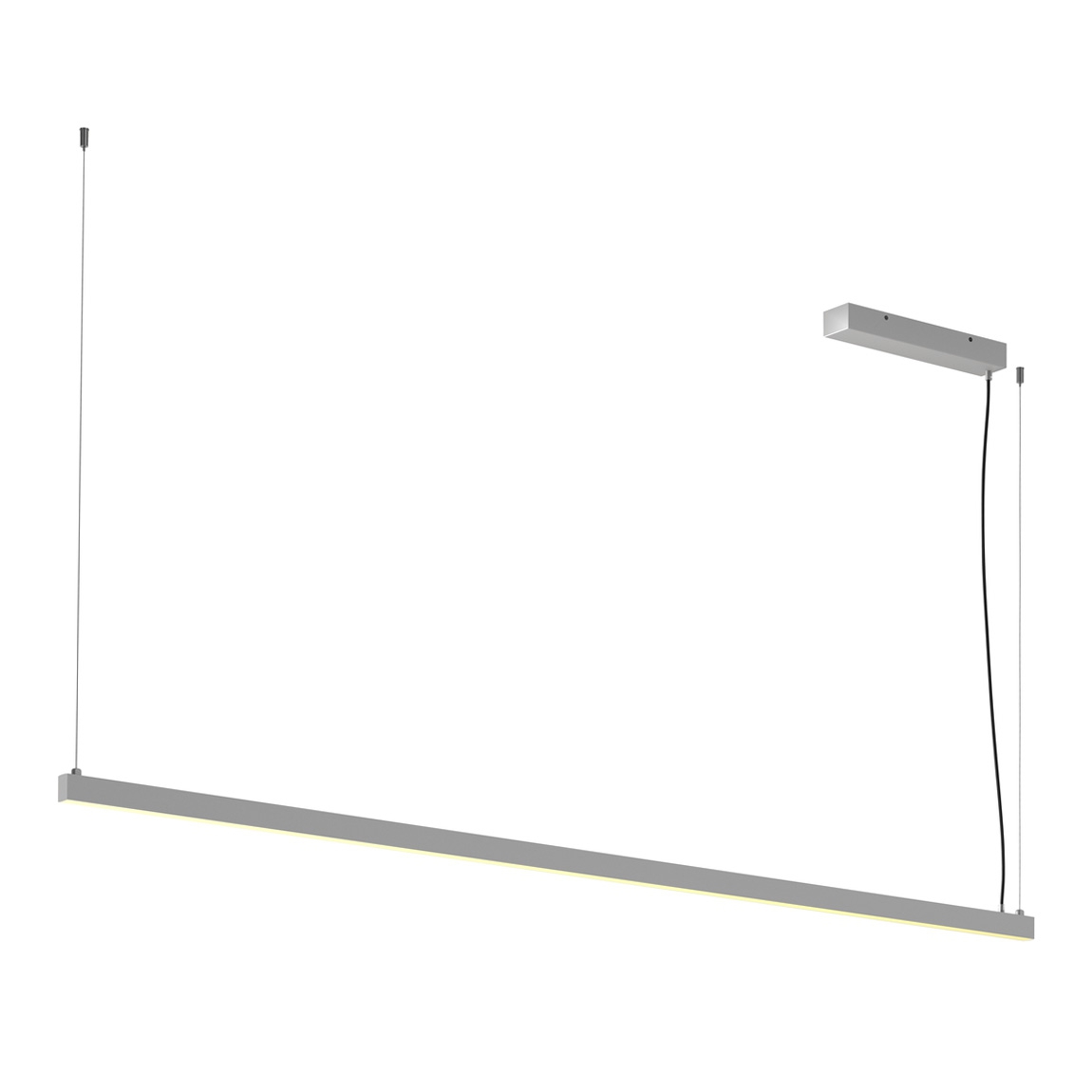 SLV 1001945 AROSA 200 PD-2 светильник подвесной 65Вт с LED 3000К, 2х 1800лм, алюминий