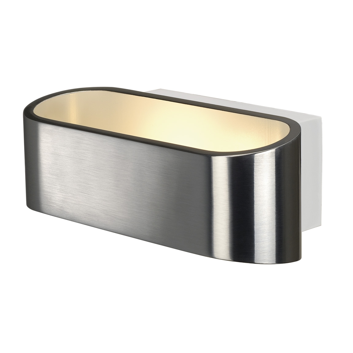 SLV 151315 ASSO 70 LED светильник настенный 7.6Вт с LED 3000К, 350лм, матированный алюминий / белый