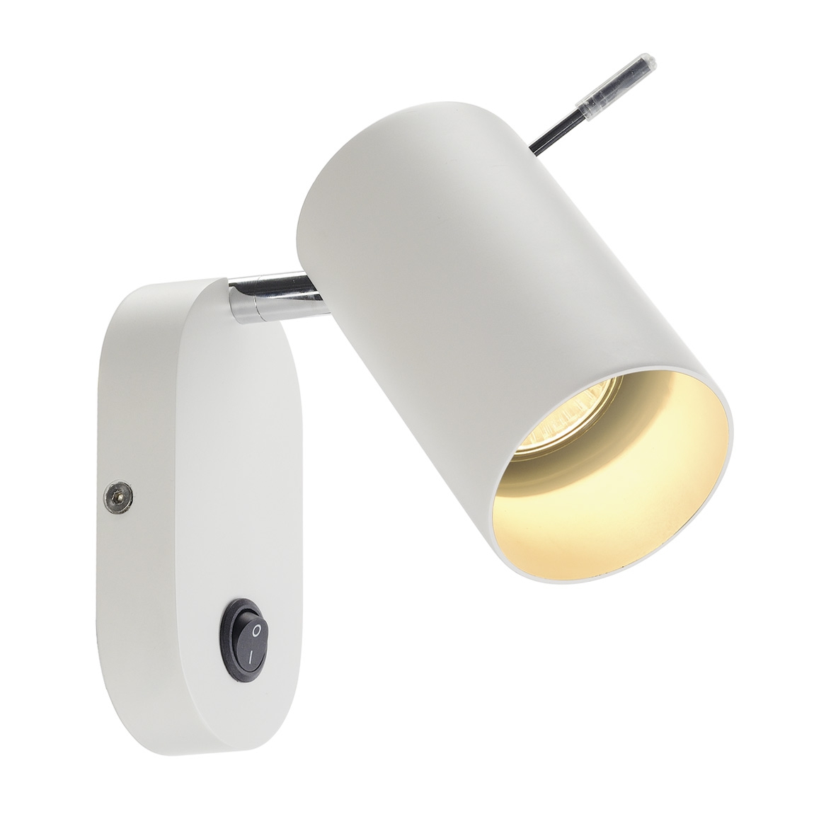 SLV 146411 ASTO TUBE светильник настенный с выключателем для лампы GU10 75Вт макс., белый