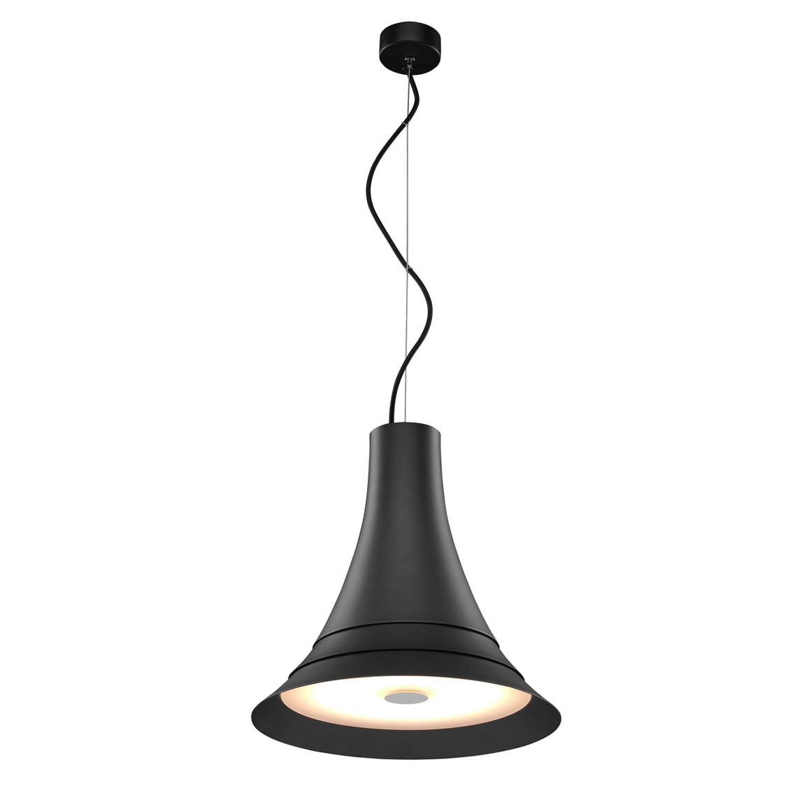 SLV 1000436 BATO 35 LED PD светильник подвесной 21Вт с LED 2700К, 1300лм, 100°,  черный