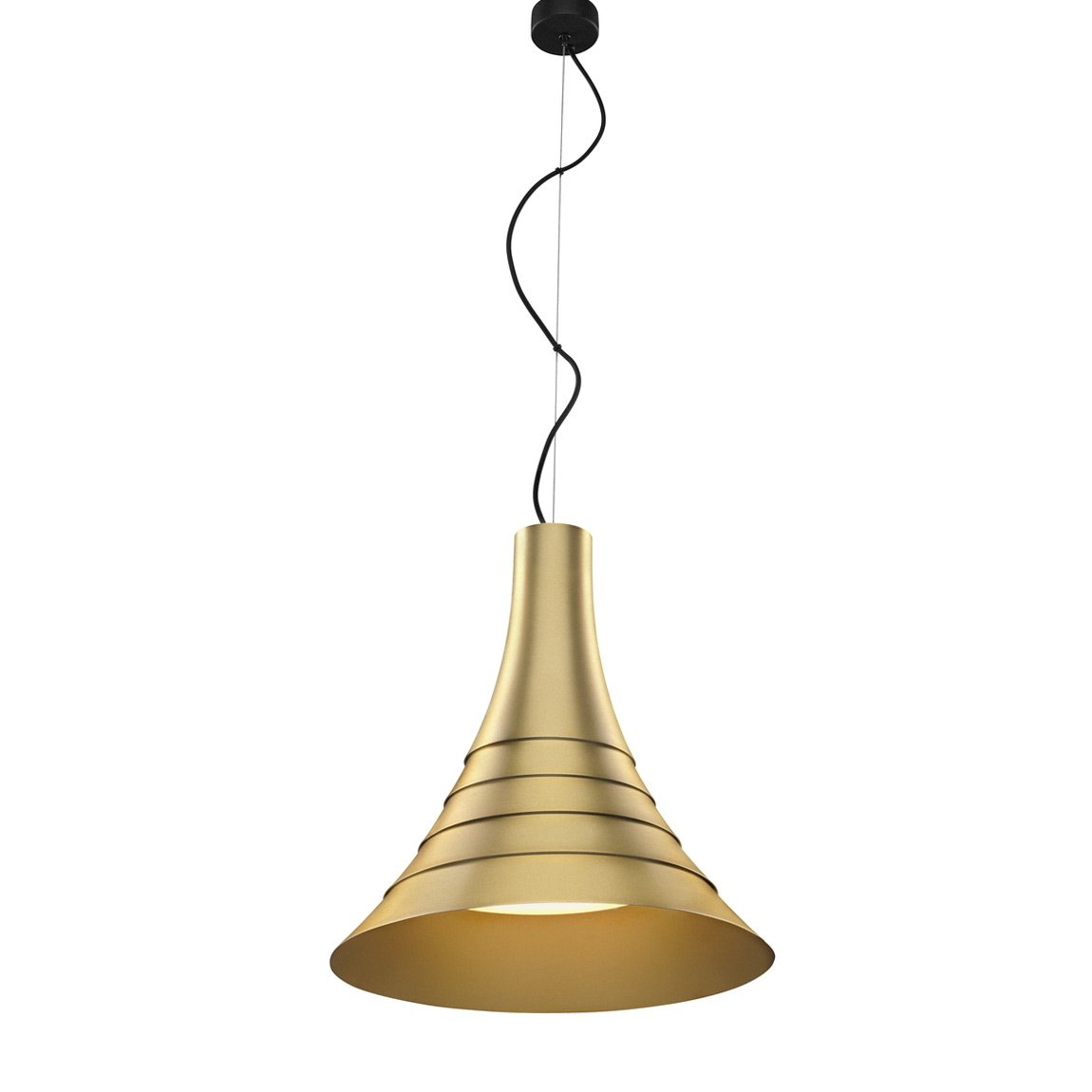 SLV 1000440 BATO 45 LED PD светильник подвесной 30Вт с LED 2500К, 1900лм, 100°,  латунь