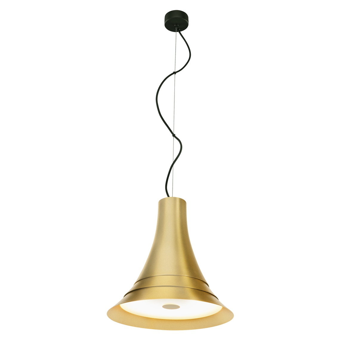 SLV 1000441 BATO 35 LED PD светильник подвесной 21Вт с LED 2500К, 1500лм, 100°,  латунь