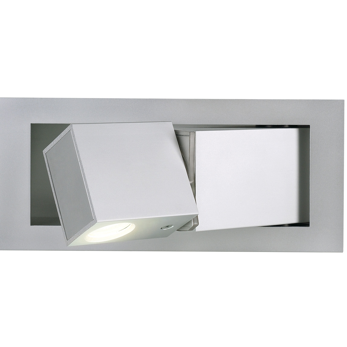 SLV 146240 BEDSIDE LEFT светильник встраиваемый 700мА с PowerLED 3Вт, 4000К, 115лм, 110°, серебристый
