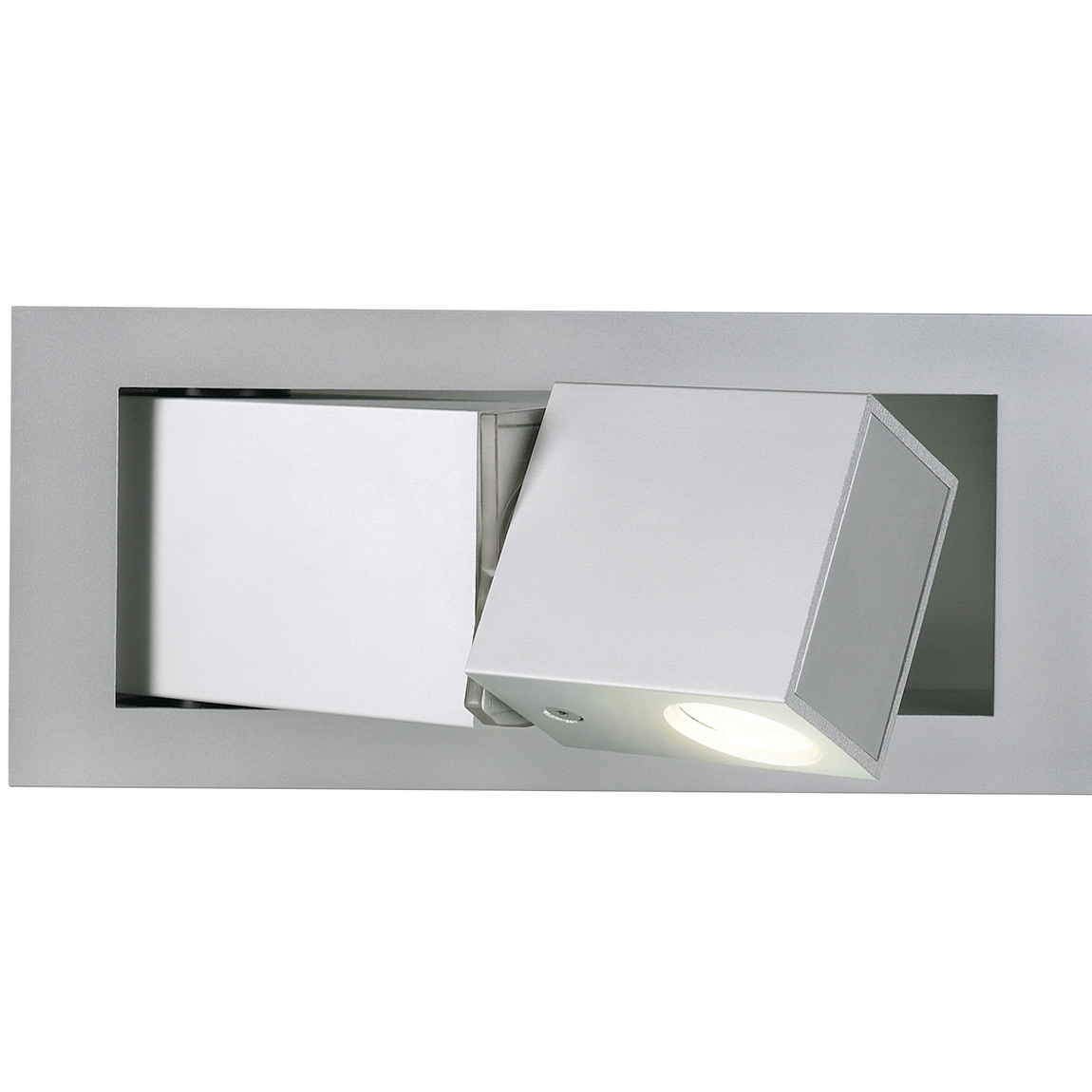 SLV 146250 BEDSIDE RIGHT светильник встраиваемый 700мА с PowerLED 3Вт, 4000К, 115лм, 110°, серебристый