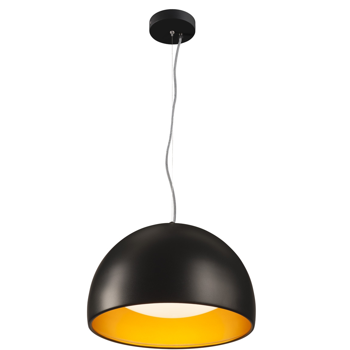 SLV 133887 BELA 40 светильник подвесной 24Вт с LED 3000К, 1350лм, черный/ золотой