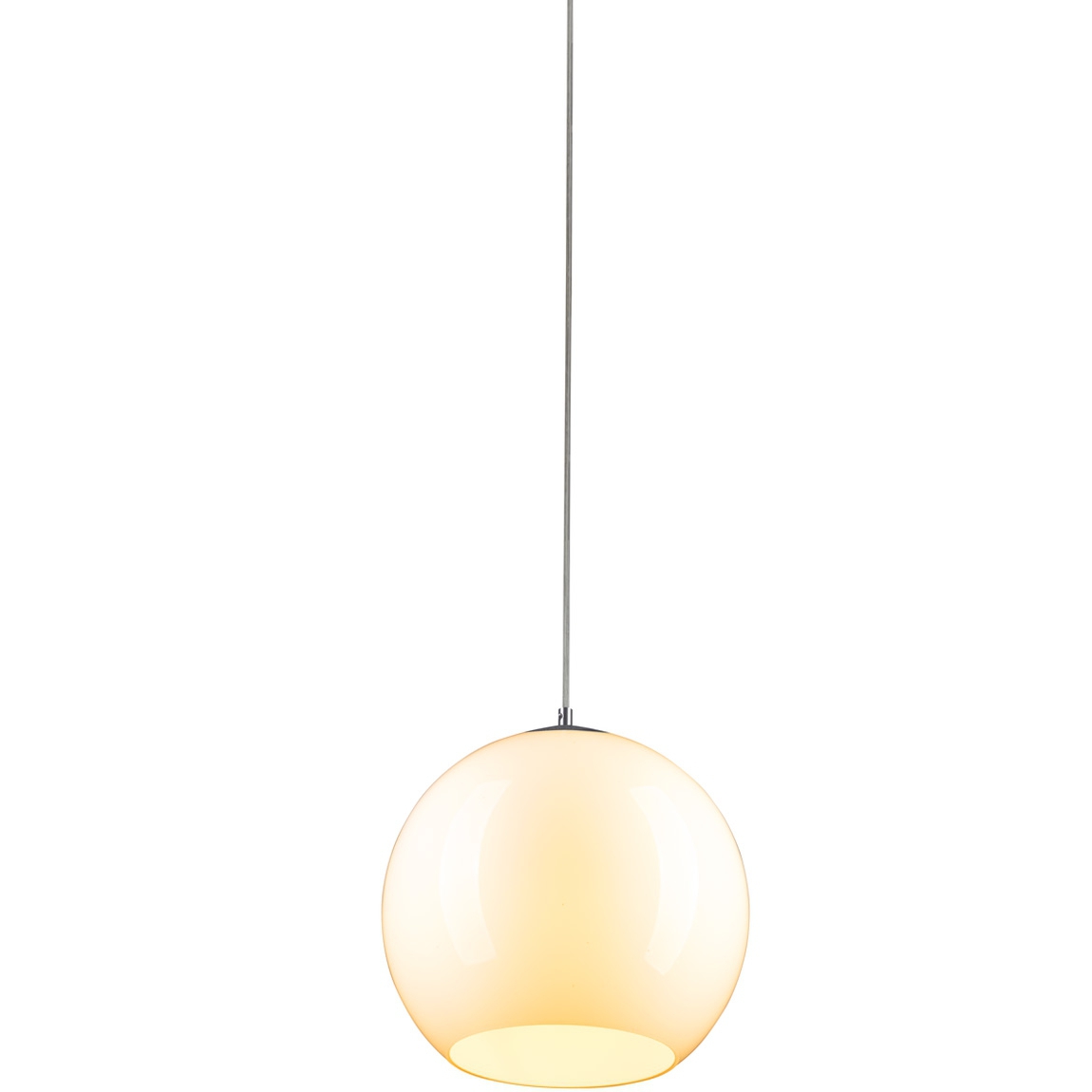 SLV 1002046 BIG SUN PD-2 светильник подвесной для лампы E27 60Вт макс., без основания, алюминий / стекло белое