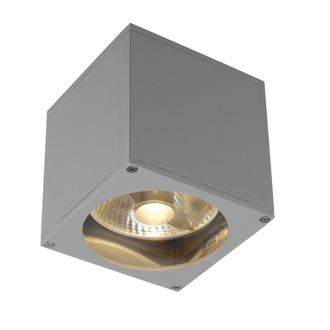 SLV 229564 BIG THEO WALL OUT светильник настенный IP44 для лампы ES111 75Вт макс., серебристый