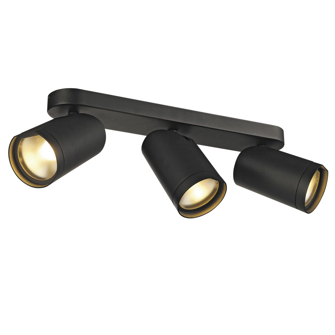 SLV 156440 BILAS TRIPLE светильник накладной с COB LED 3x 15Вт (45Вт), 2700K, 3000лм, 25°, черный
