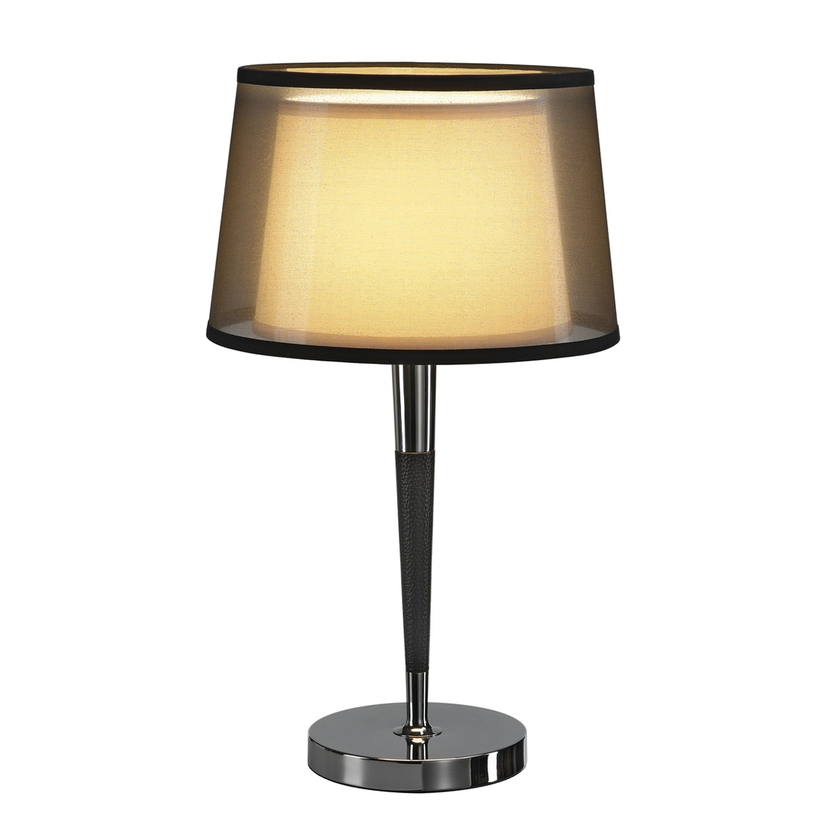 SLV 155651 BISHADE TL-1 светильник настольный для лампы E27 40Вт макс., черный/ белый/ хром