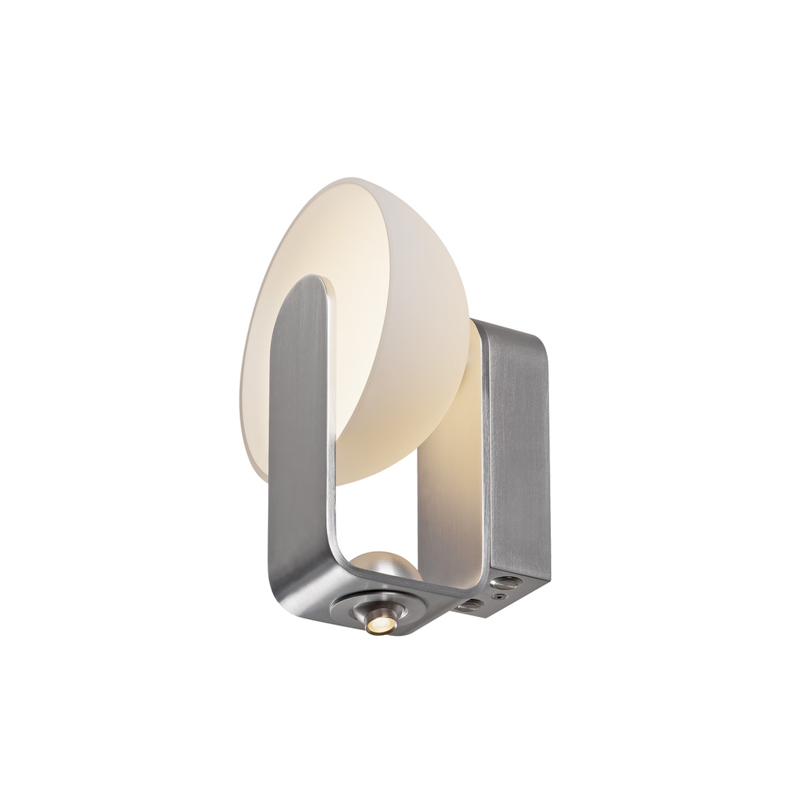 SLV 149431 BRENDA WL-2 светильник настенный 14Вт с LED 3000К, 880лм+80лм (30°), алюминий/белый