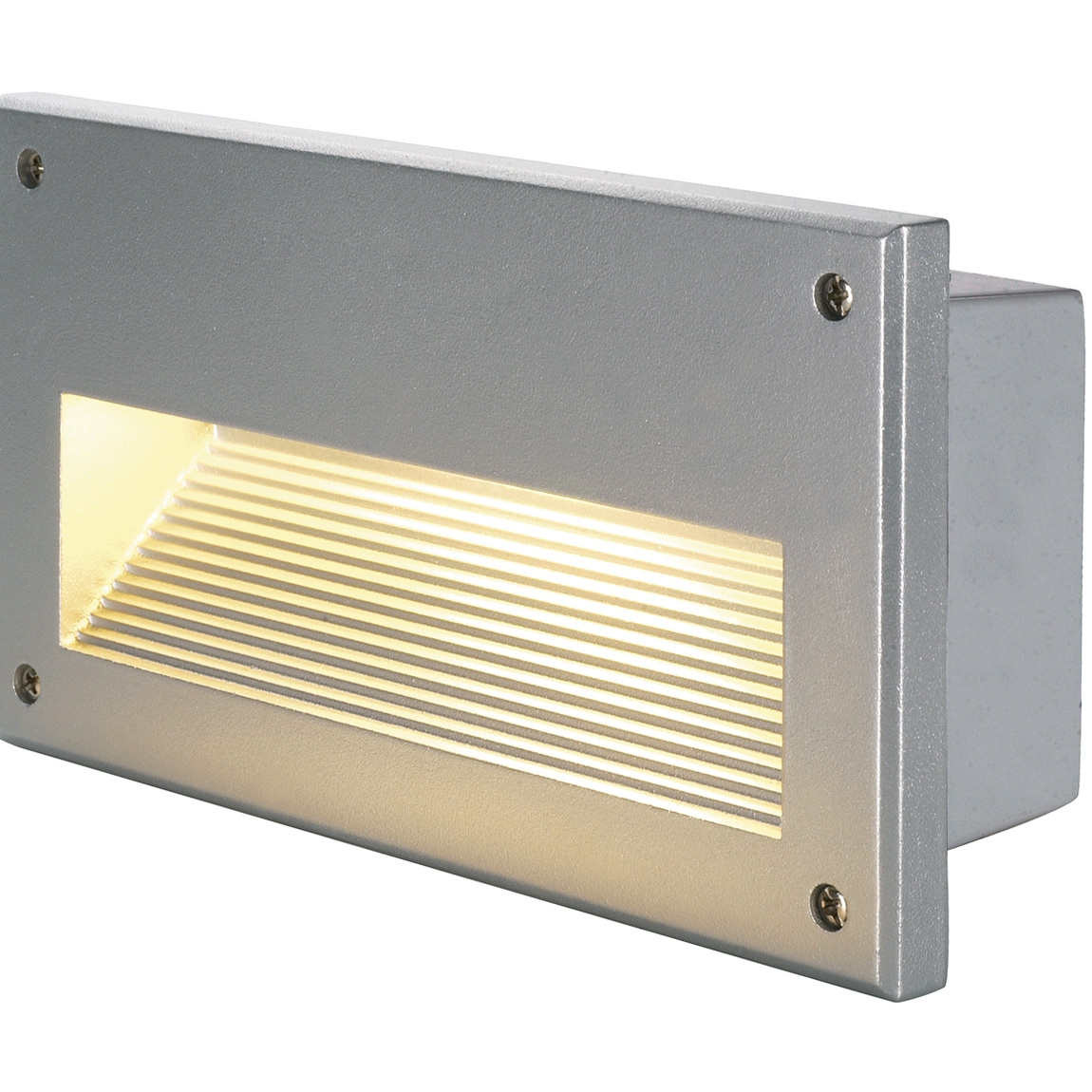 SLV 229062 BRICK DOWNUNDER E14 светильник встраиваемый IP44 для лампы E14 40Вт макс., серебристый