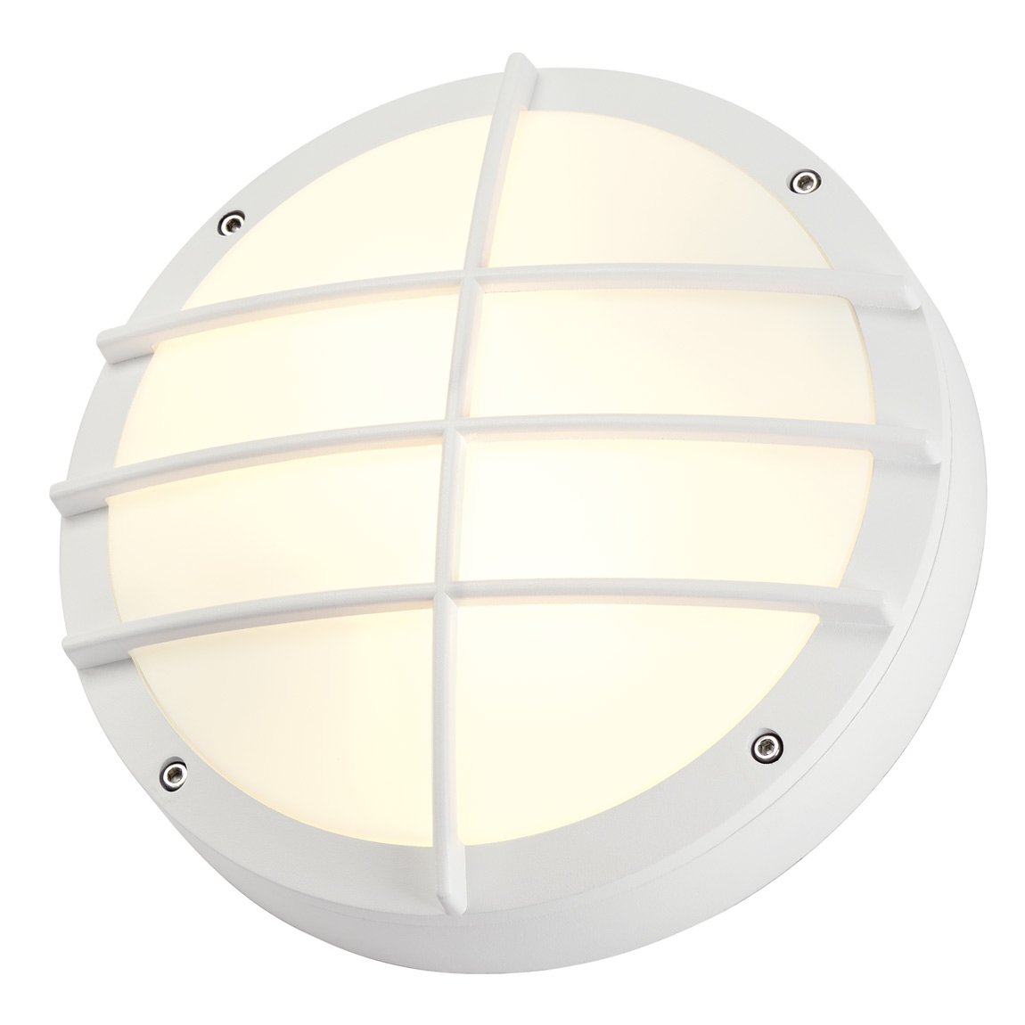 SLV 229081 BULAN GRID светильник накладной IP44 для 2-х ламп E27 по 25Вт макс., белый