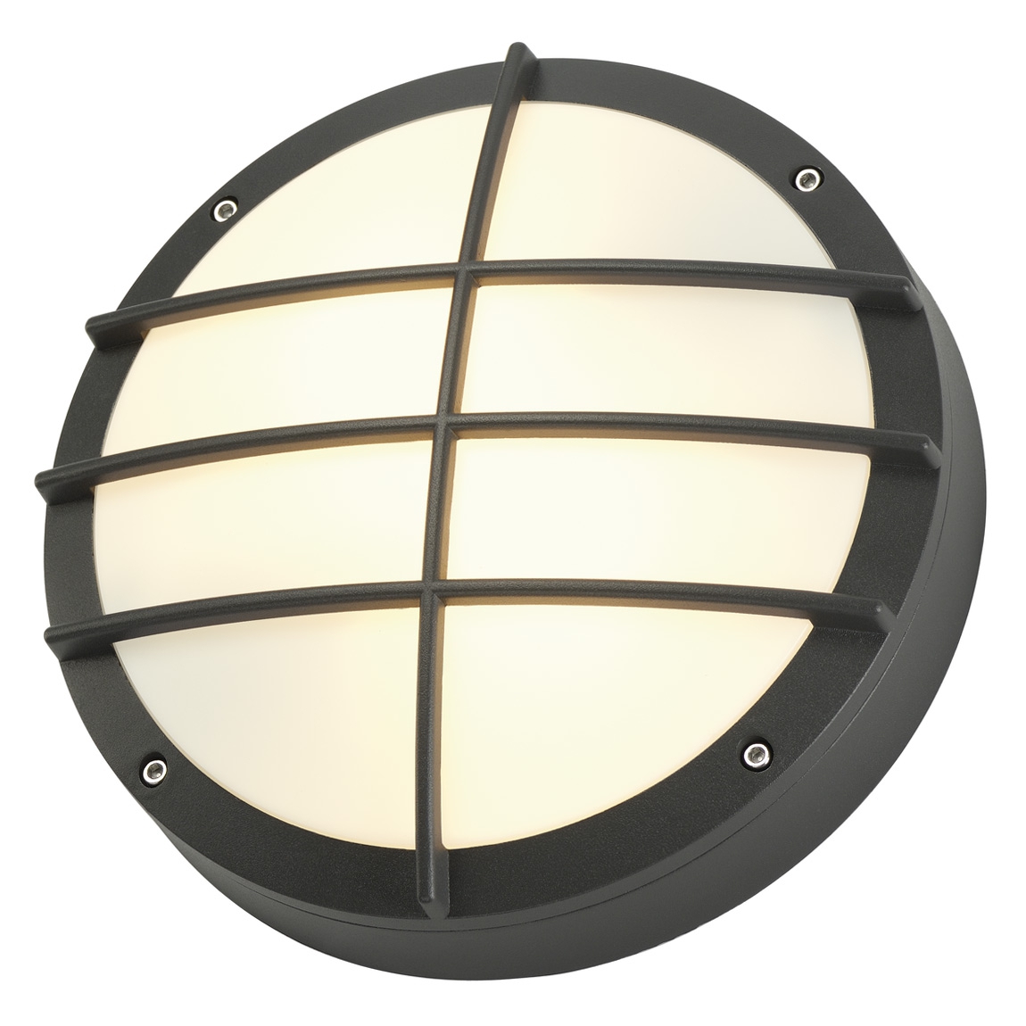 SLV 229085 BULAN GRID светильник накладной IP44 для 2-х ламп E27 по 25Вт макс., антрацит