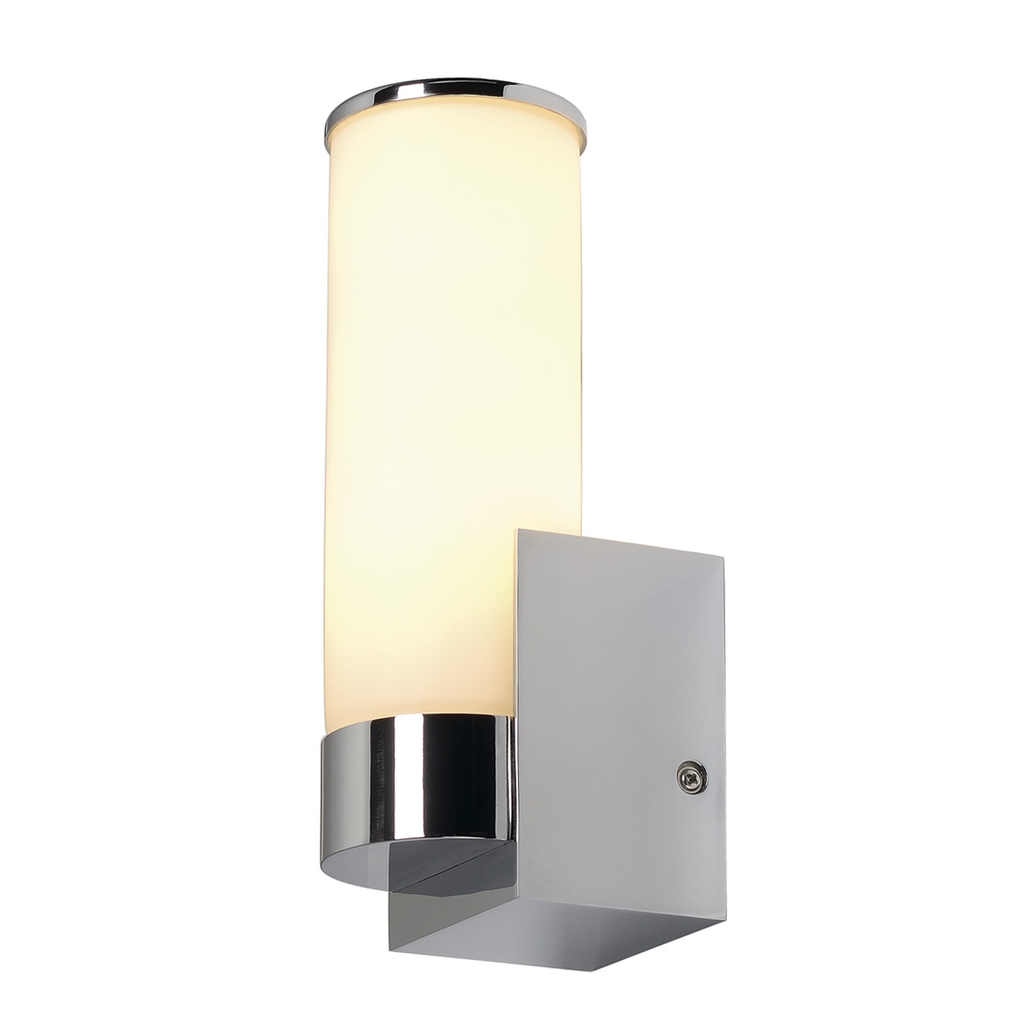 SLV 147532 CAMARA SINGLE светильник настенный IP44 для лампы E14 60Вт макс., хром / стекло белое