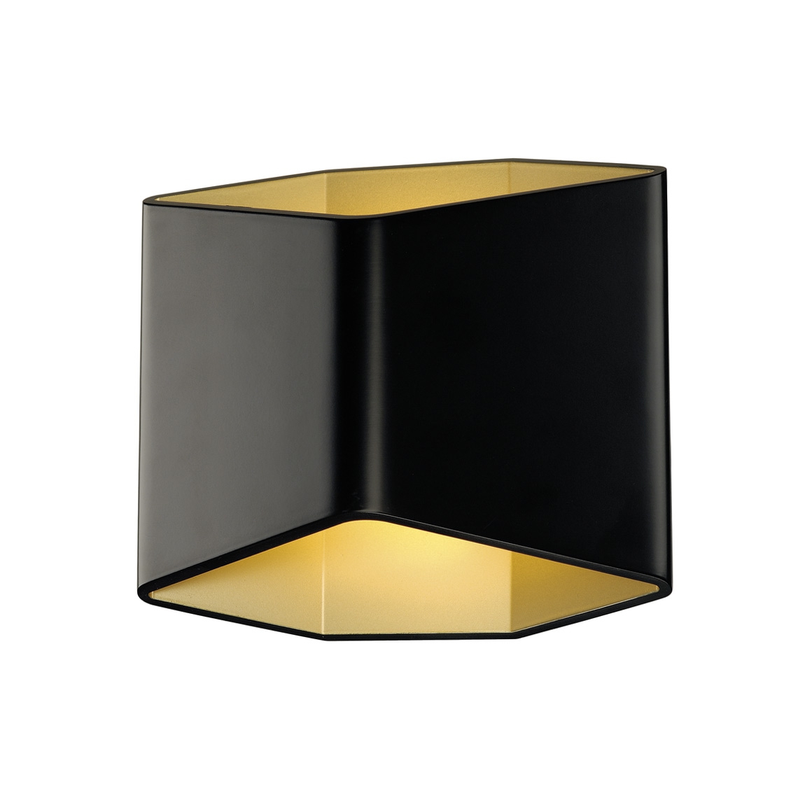 SLV 151710 CARISO WL-2 светильник настенный 11Вт  с LED 3000К, 200лм, черный/ латунь