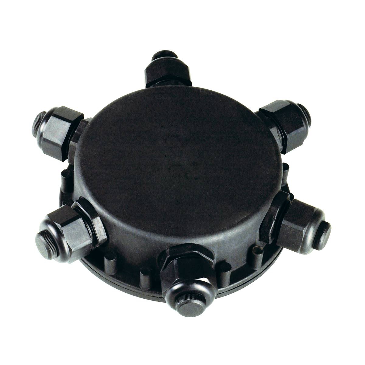 SLV 229260 Коробка монтажная IP55 для кабеля диам. 6-14 мм (4кв.мм макс.), 6 входов, черный