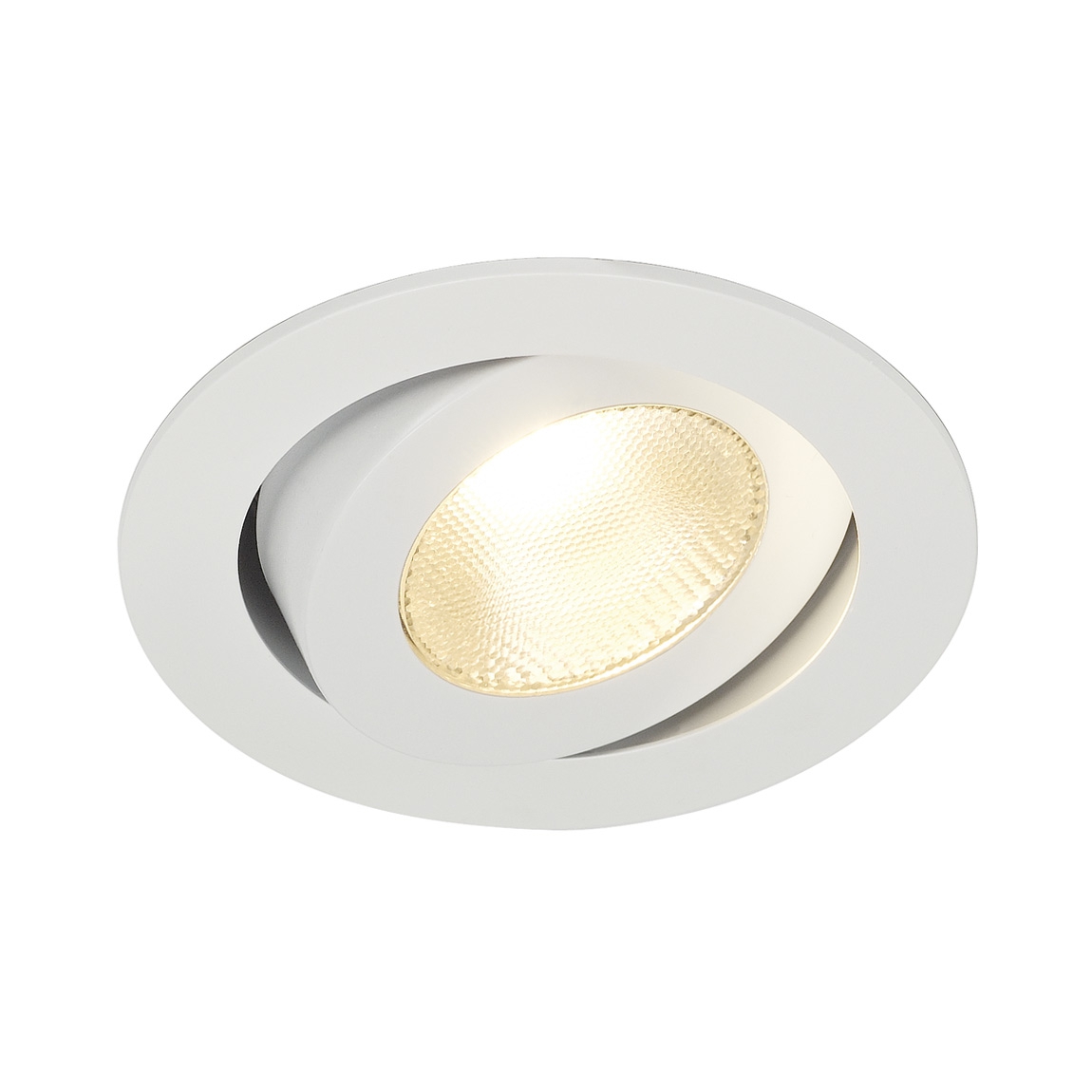 SLV 161271 CONTONE® TURNO ROUND DtW светильник встраив. 16Вт с LED 2000-3000К, 890лм, 30°, CRI>90, с БП, белый