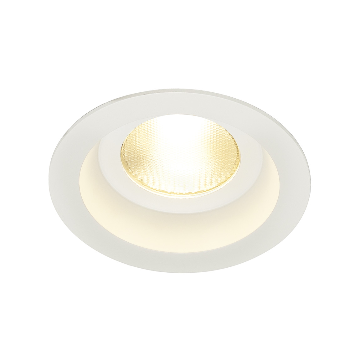 SLV 161291 CONTONE® ROUND DtW светильник встраив. IP44 16Вт с LED 2000-3000К, 890лм, 30°, CRI>90, с БП, белый