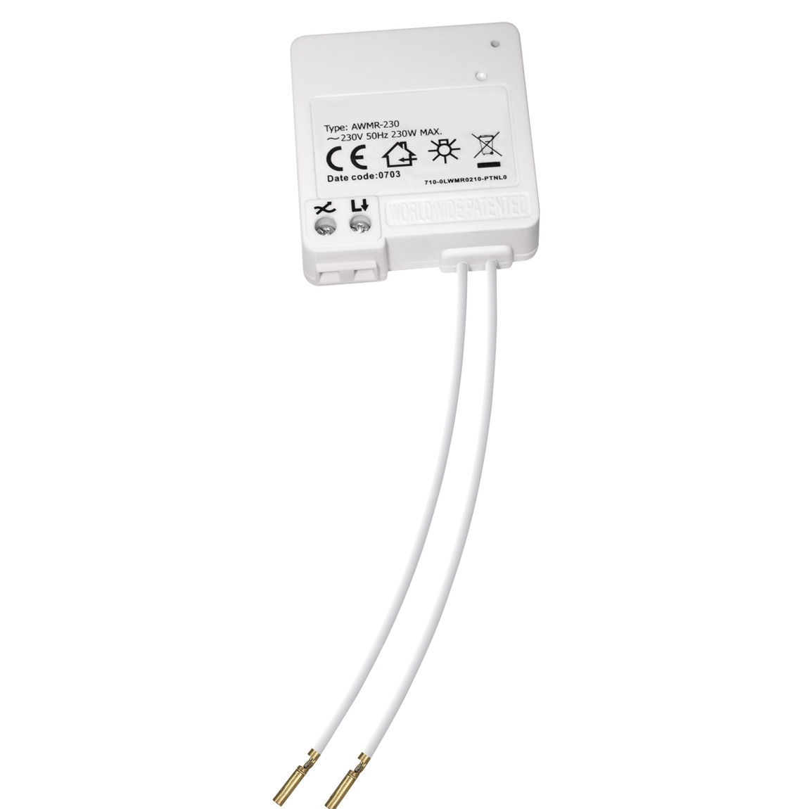 SLV 470817 SLV CONTROL BY TRUST, радиореле 230W, 1 канал, 30-230Вт, белый