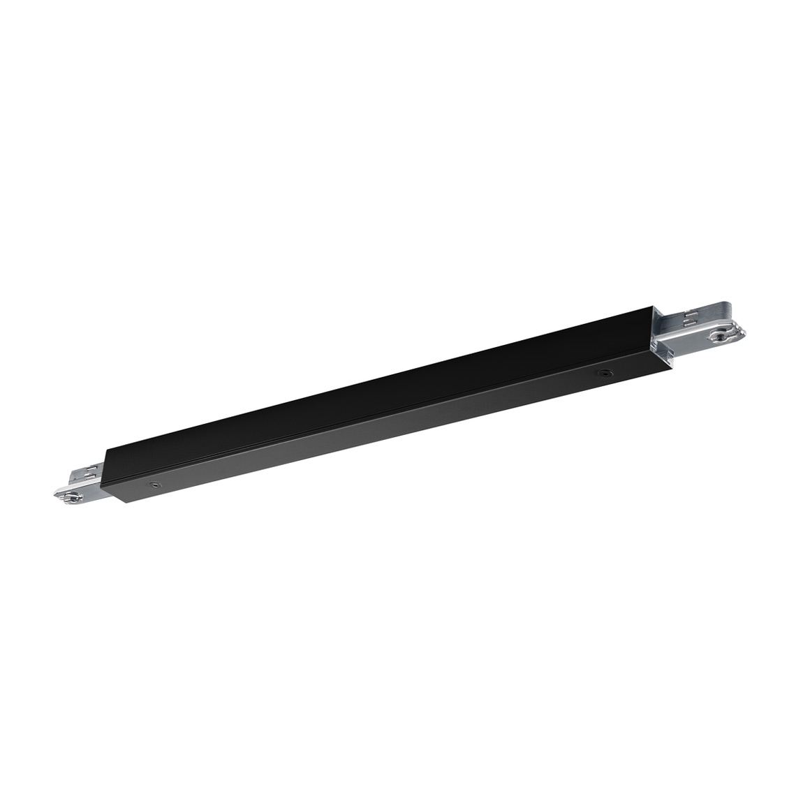 SLV 172050 D-TRACK, коннектор прямой с разъёмом питания, 230В, 2х 10А макс., черный