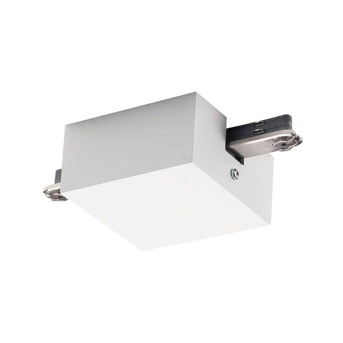 SLV 172071 D-TRACK, разъём питания центральный с корпусом, 230В, 2х 10А макс.,белый