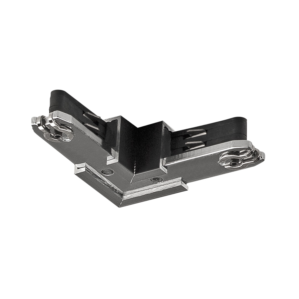 SLV 172160 D-TRACK, L-коннектор, 230В, 2х 10А макс., черный