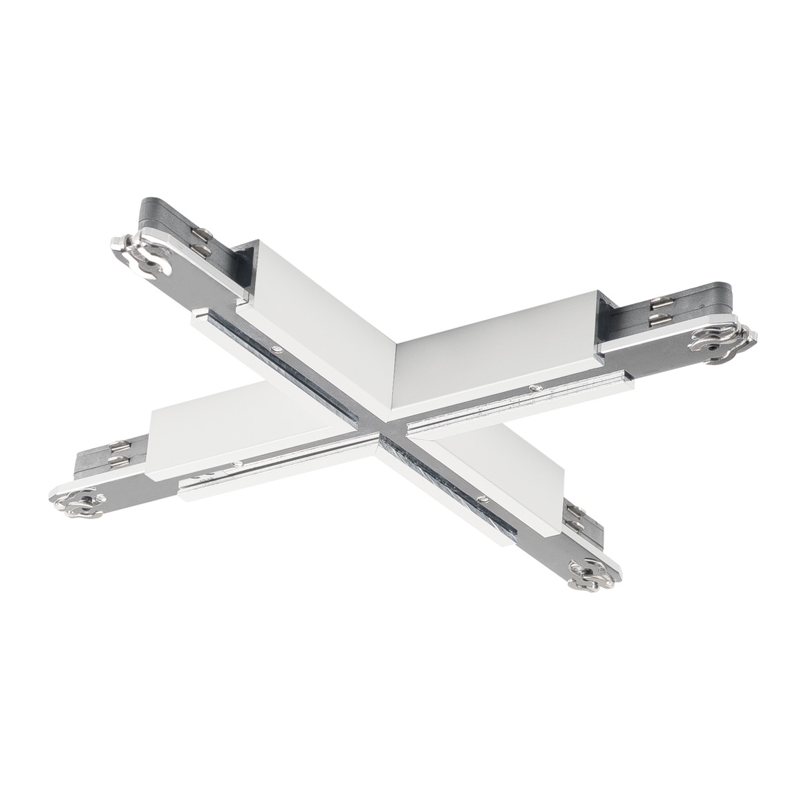 SLV 172181 D-TRACK, X-коннектор, 230В, 2х 10А макс., белый (замкнутые цепи не допускаются!)