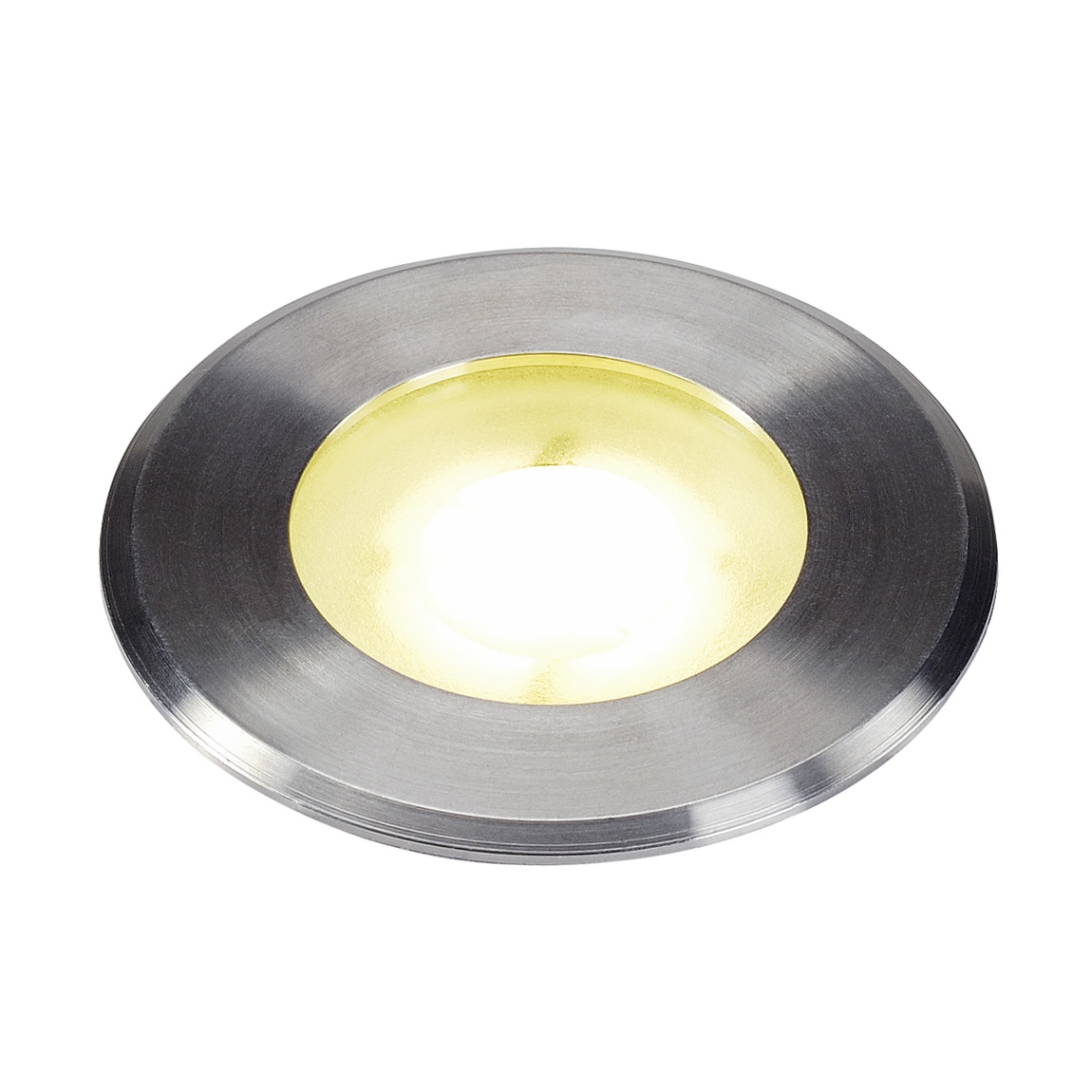 SLV 1002188 DASAR® FLAT 80 светильник встраиваемый IP67 4.3Вт c LED 4000К, 140лм, 125°, сталь