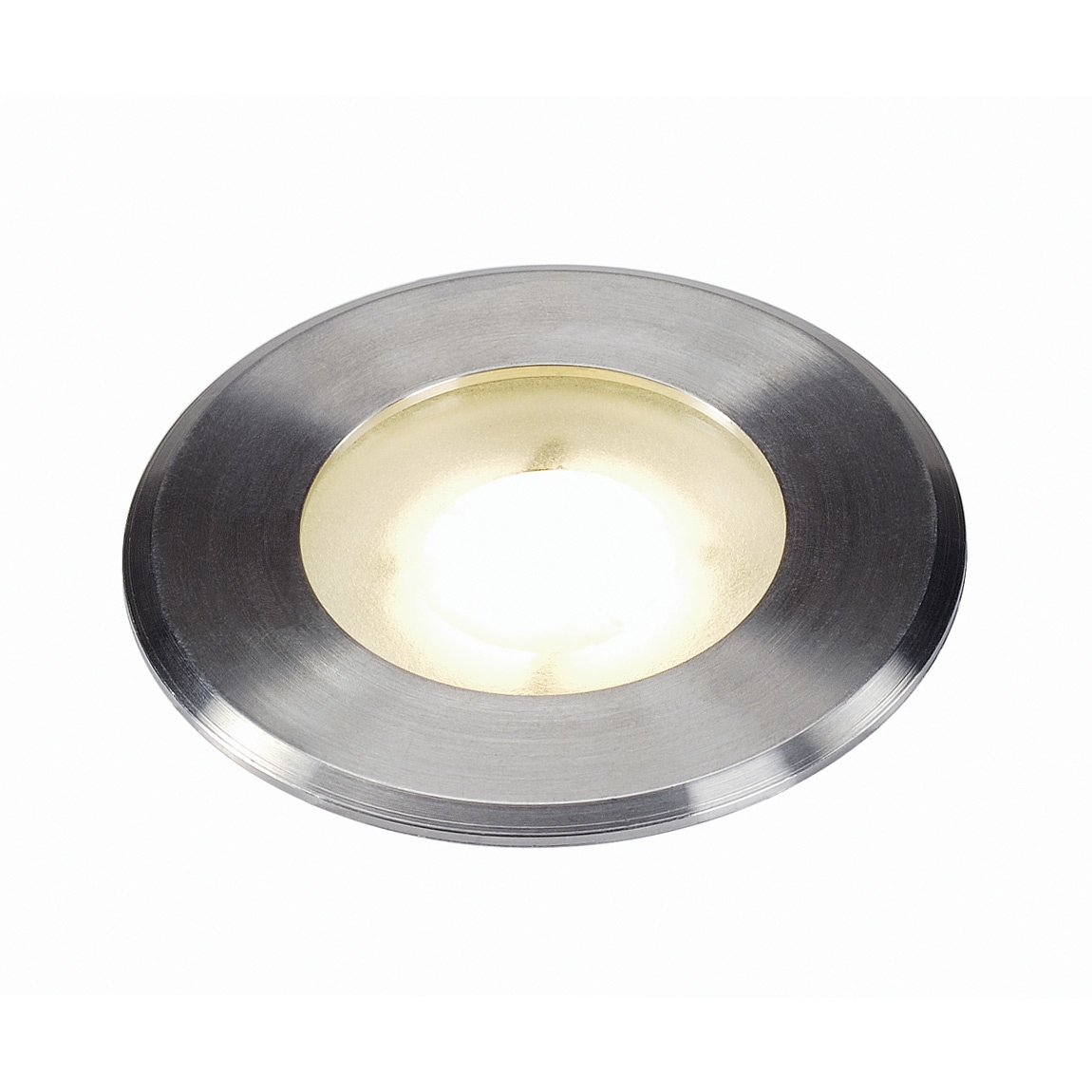 SLV 228412 DASAR® FLAT 80 светильник встраиваемый IP67 4.3Вт c LED 3000К, 140лм, 125°, сталь