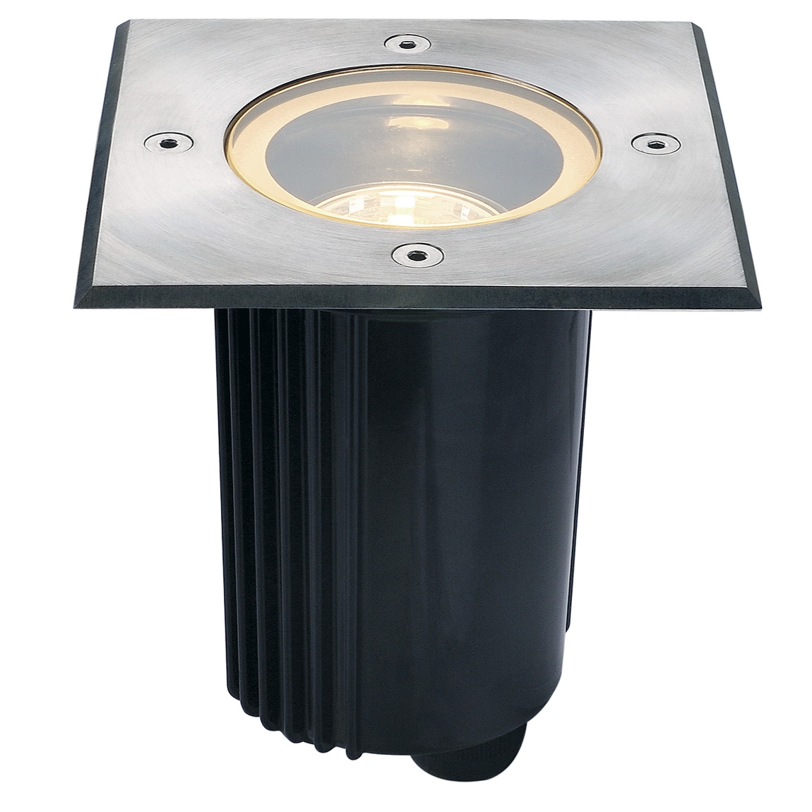 SLV 229324 DASAR® 115 SQUARE светильник встраиваемый IP67 для лампы GU10 35Вт макс., сталь