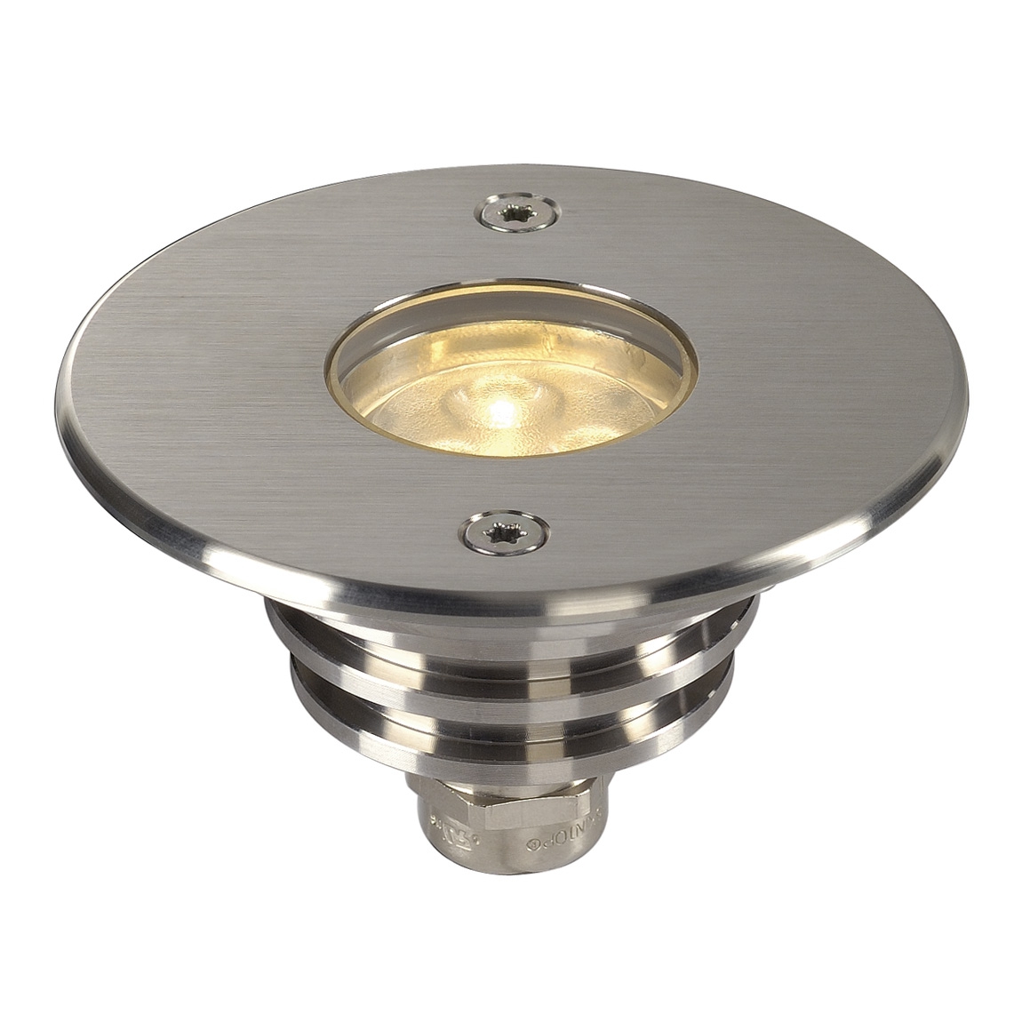 SLV 233510 DASAR® LED LV PRO светильник встраиваемый IP67 12-24В= c PowerLED 6Вт, 3000К, 360лм, 40°, сталь