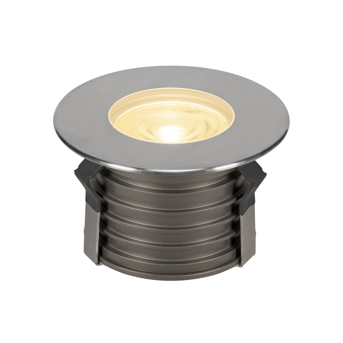 SLV 233756 DASAR® 180 PREMIUM LED ROUND светильник встр. IP67 c LED 24Вт (28Вт), 3000К, 2700лм, 38°, Al, сталь