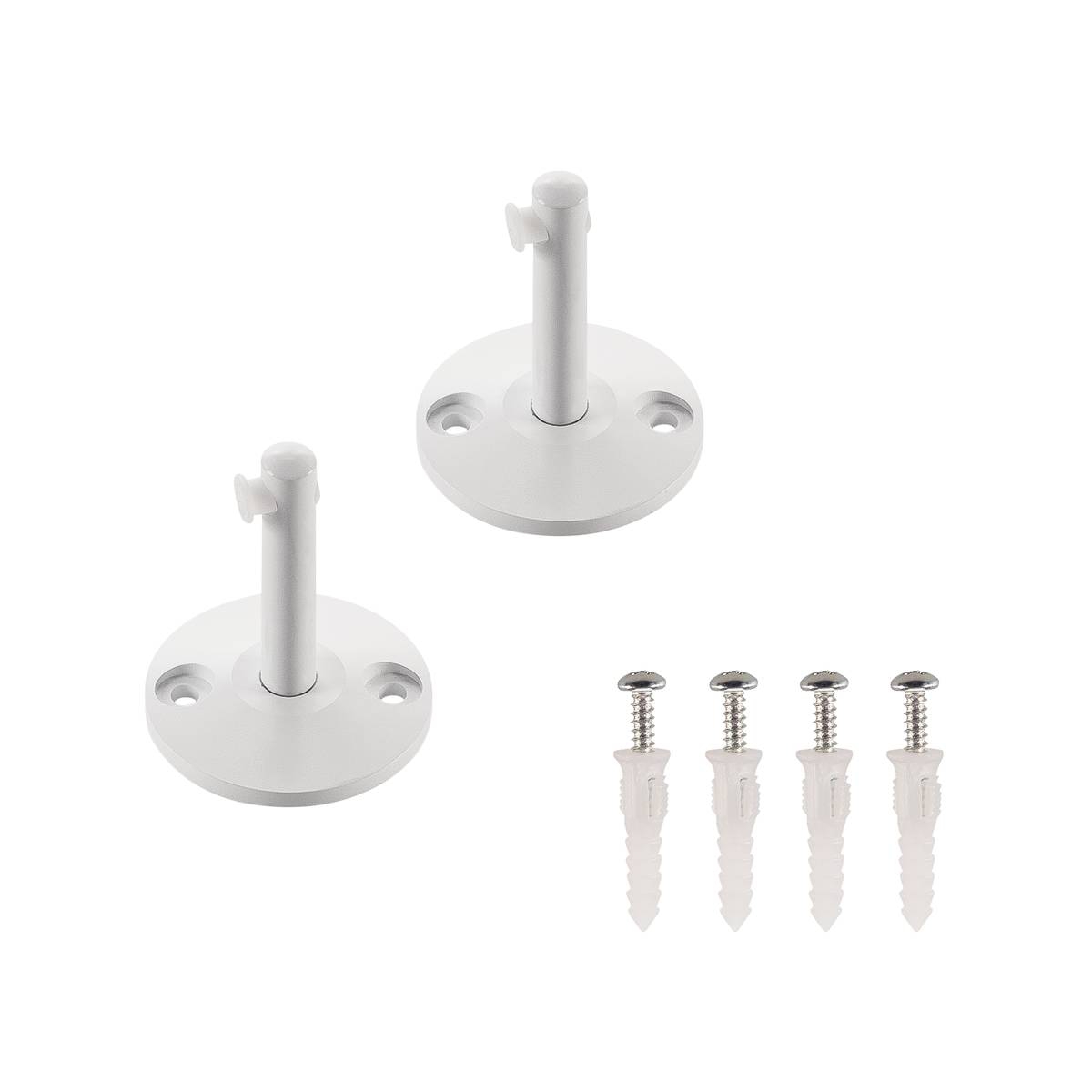 SLV 186331 TENSEO, стойка опорная 6см для тросика, 2 шт., белый