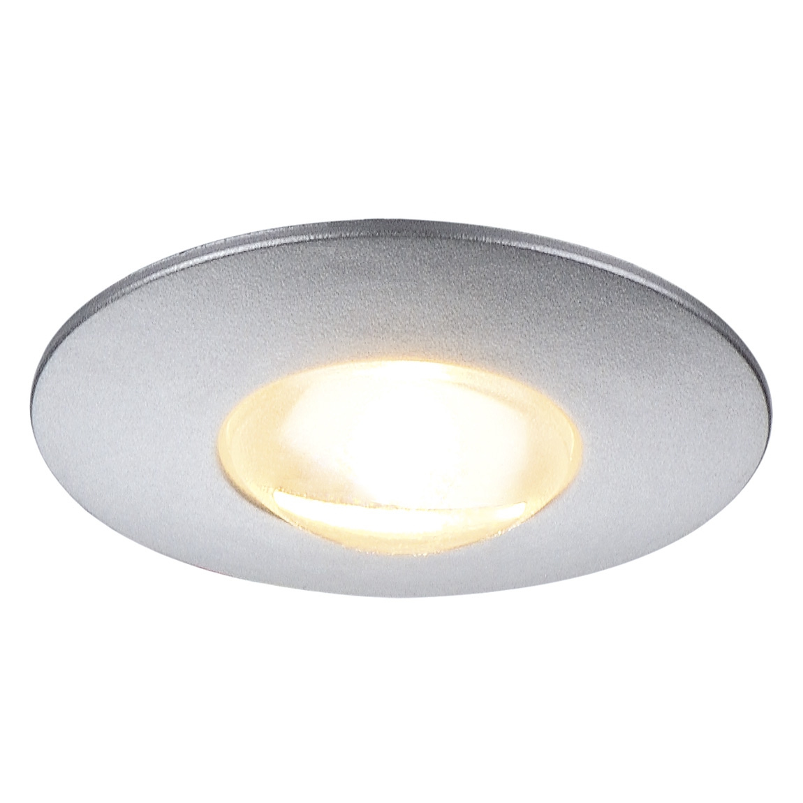 SLV 112242 DEKLED светильник встраиваемый 350мА 1Вт с LED 3000К, 60лм, 45°, серебристый