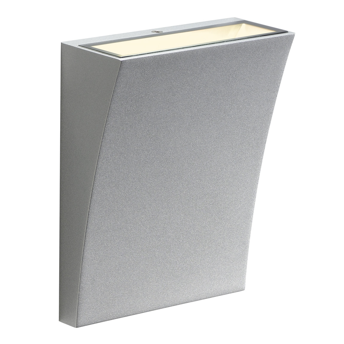 SLV 1000341 DELWA WIDE светильник настенный IP44 10Вт с LED 3000K, 910лм, 100°, серебристый (ex 230794)