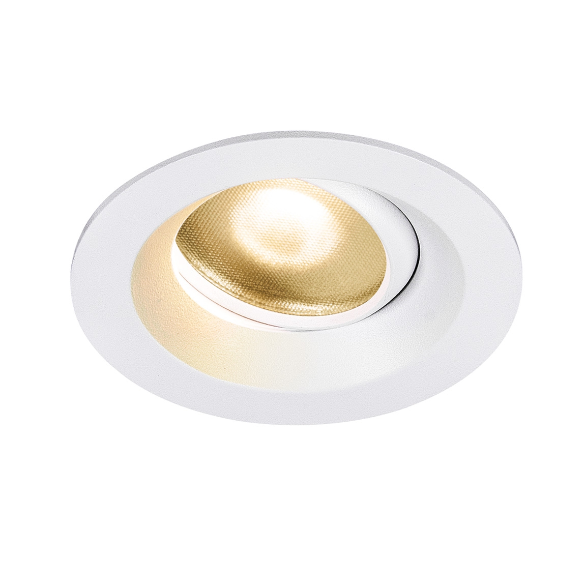 SLV 1003037 DINGILO светильник встраиваемый IP44/20 4.4Вт с LED 2700К, 330лм, 40°, CRI>90, с БП,  белый