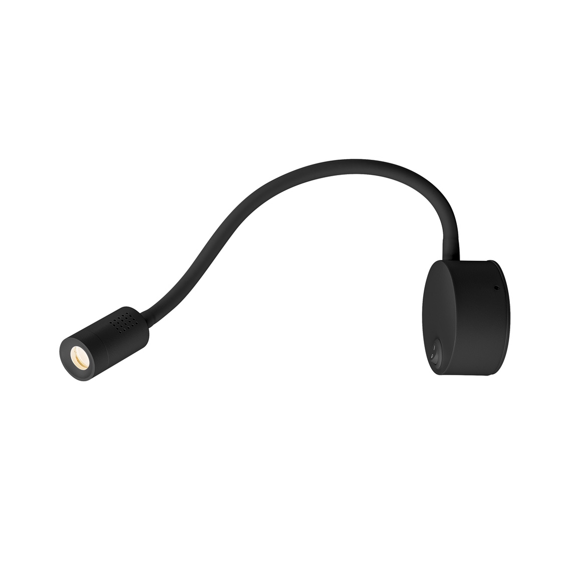 SLV 1002431 DIO FLEX PLATE LED светильник накладной 1.9Вт с выключателем и LED 3000К, 70лм, 45°, черный