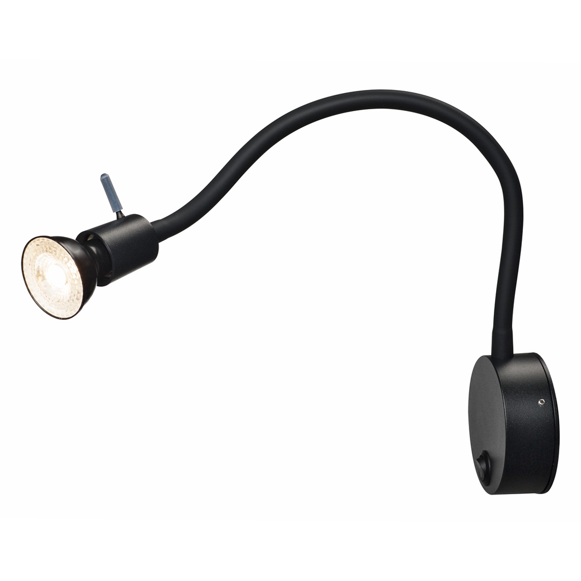 SLV 1002608 DIO FLEX PLATE GU10 светильник накладной с выключателем для лампы GU10 50Вт макс., черный