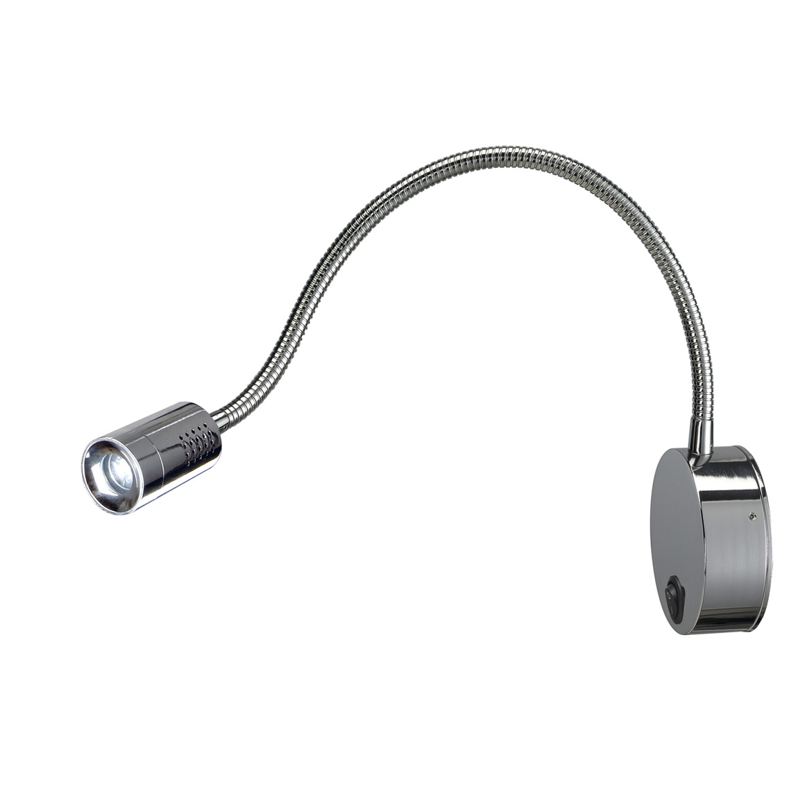 SLV 146680 DIO FLEX PLATE LED светильник накладной 1.9Вт с выключателем и LED 4000К, 80лм, 45°,хром