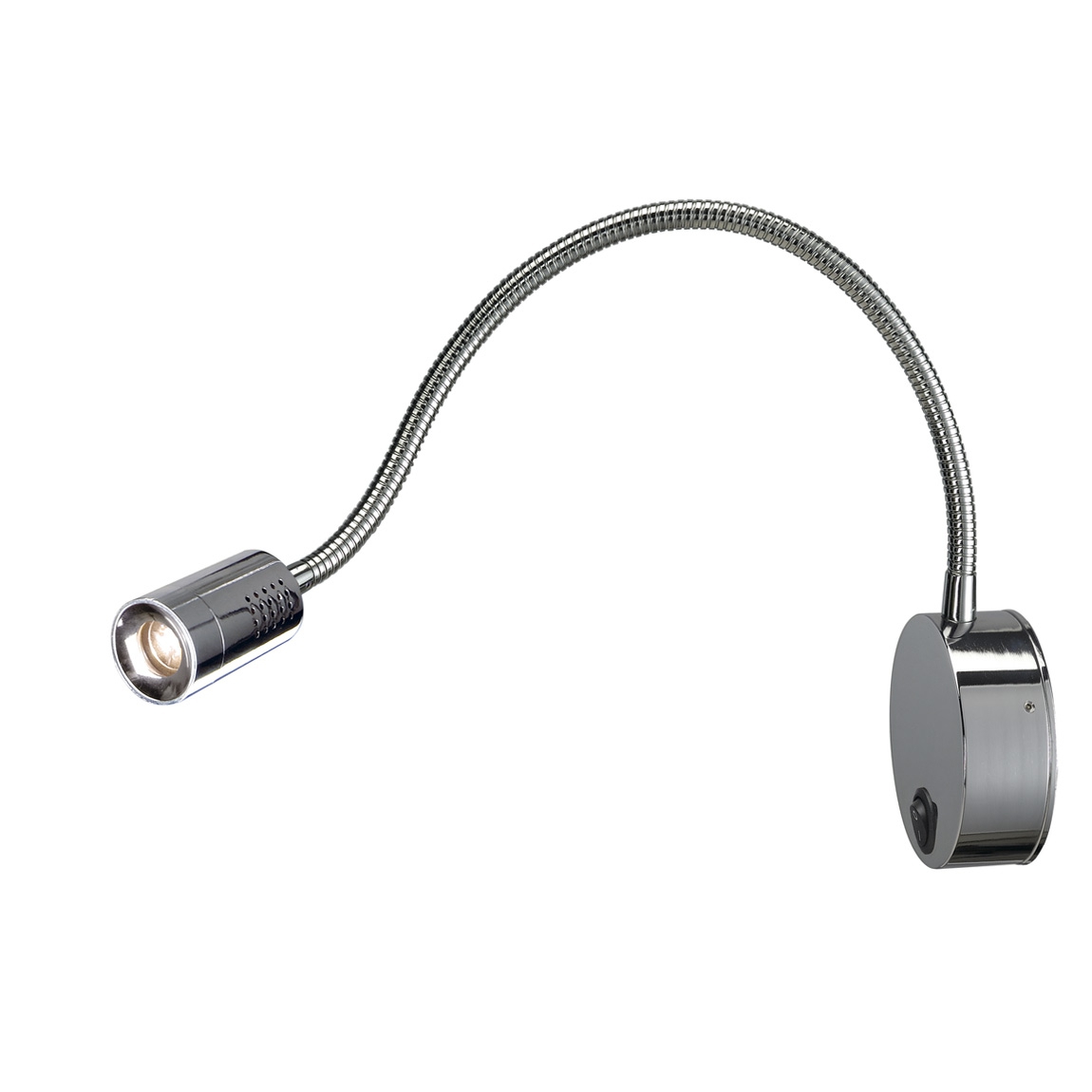 SLV 146682 DIO FLEX PLATE LED светильник накладной 1.9Вт с выключателем и LED 3000К, 70лм, 45°, хром