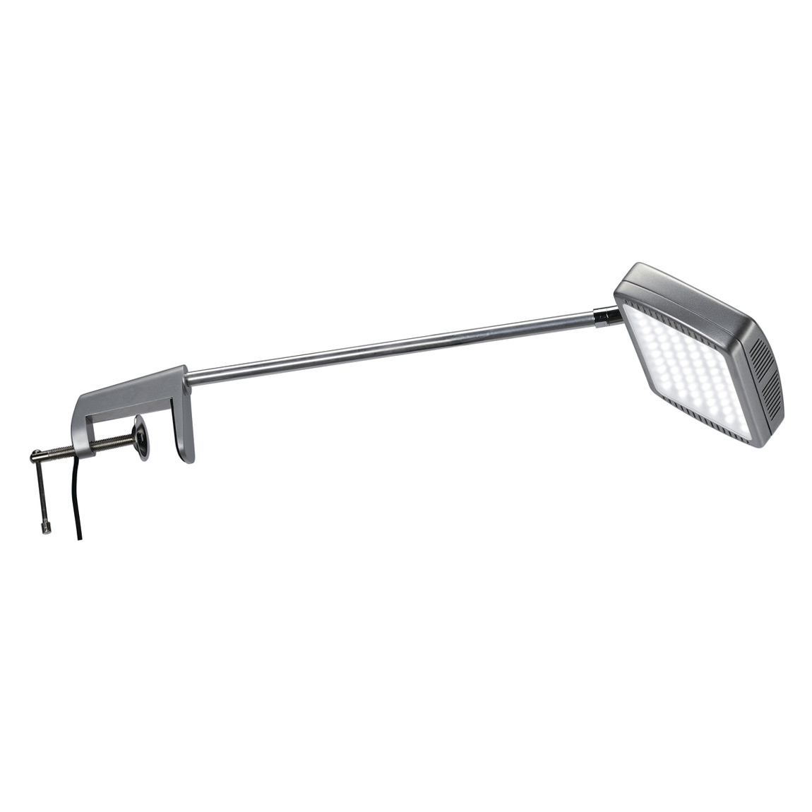 SLV 170401 LED DISPLAY светильник на струбцине 16Вт с LED 4000К, 1100лм, 120°, серебристый