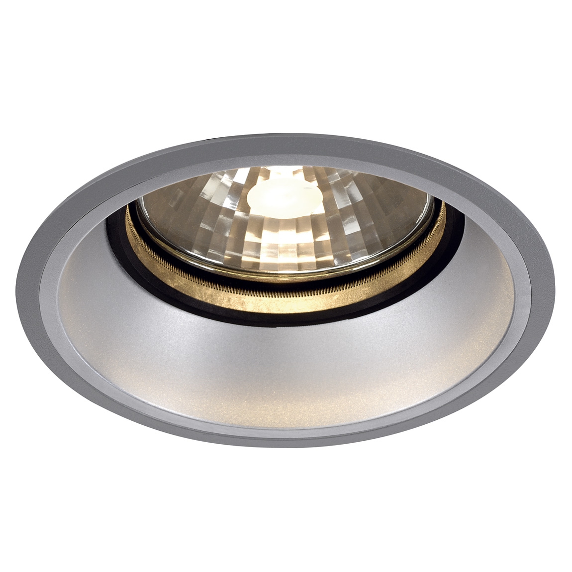 SLV 162134 DIVIS G12 DEEP ¤ светильник встраиваемый для лампы HQI-T/CDM-T G12 150Вт макс., серебристый