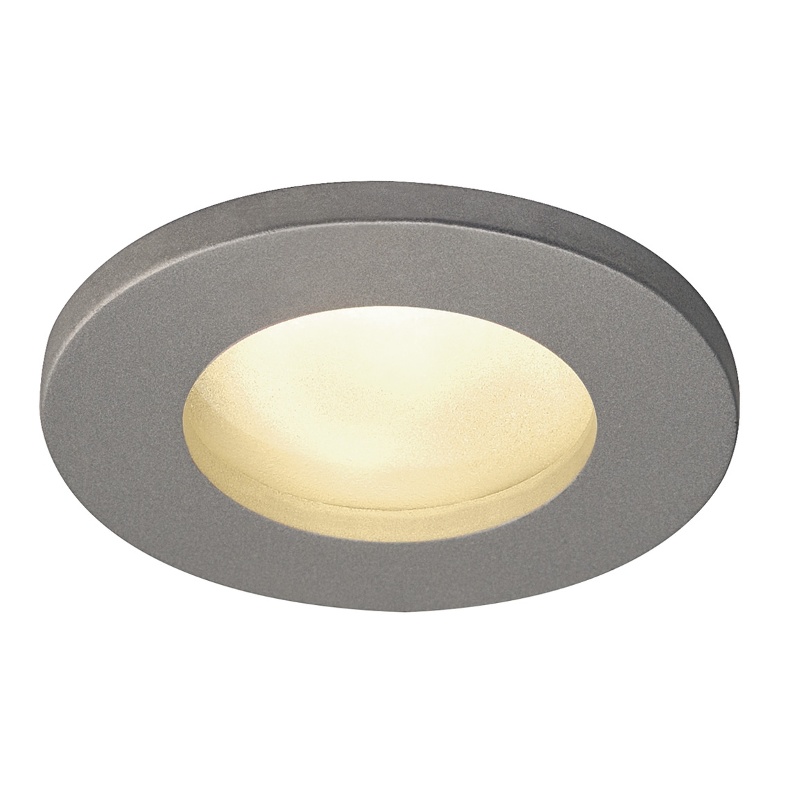 SLV 1001167 DOLIX OUT ROUND GU10 светильник встраиваемый IP65 для лампы GU10 50Вт макс., серебристый (ex 111024)