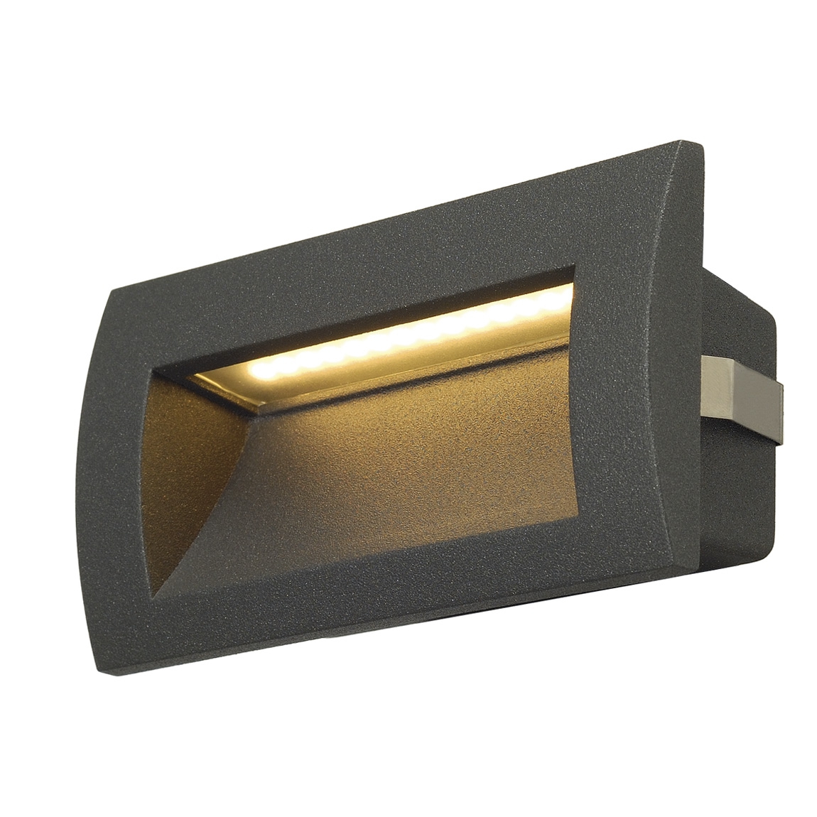 SLV 233625 DOWNUNDER OUT M светильник встраиваемый IP55 3.3Вт c LED 3000К, 85лм,антрацит