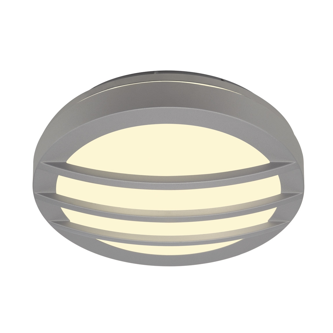 SLV 232504 DRAGAN GRID светильник накладной IP44 с ЭмПРА для 2-х ламп TC-D G24d-3 по 26Вт макс., серебристый